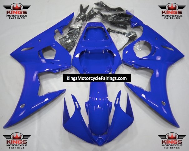 Yamaha YZF-R6 Fairings (2003-2004) Blue at KingsMotorcycleFairings.com