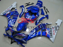 Yamaha YZF-R6 Fairings (2006-2007) Blue, White, Red Fiat from KingsMotorcycleFairings.com