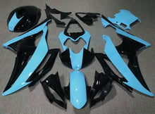 Yamaha YZF-R6 Fairings (2008-2016) Light Blue, Black at KingsMotorcycleFairings.com