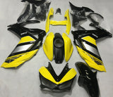 Yellow, Black and Silver Fairing Kit for a Yamaha YZF-R3 2015, 2016, 2017 & 2018 motorcycle