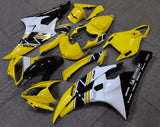 Yellow, White and Black Motul Fairing Kit for a 2006 & 2007 Yamaha YZF-R6 motorcycle