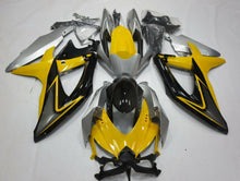 Suzuki GSXR750 Fairings (2008-2010) Yellow, Black, Silver, Gray at KingsMotorcycleFairings.com