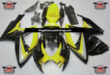 Suzuki GSXR 750 Fairings (2006-2007) Yellow, Black, Silver at KingsMotorcycleFairings.com