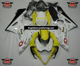 Suzuki GSXR1000 (2005-2006) Yellow, White & Black Vesrah Fairings