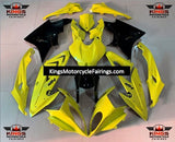 Yellow and Black HP Fairing Kit for a 2015 and 2016 BMW S1000RR motorcycle