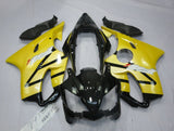 Yellow and Black Fairing Kit for a 2004, 2005, 2006, 2007 Honda CBR600F4i motorcycle