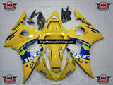 Yamaha YZF-R6 (2003-2004) Yellow & Blue Camel Fairings