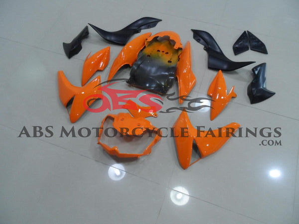Orange & Black Fairing Kit for 2007-2009 Kawasaki Z1000