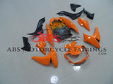 Orange & Black Fairing Kit for 2007-2009 Kawasaki Z1000