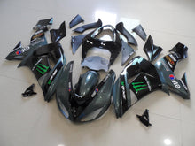 Gray and Black Monster ElfFairing Kit for a 2006 & 2007 Kawasaki ZX-10R motorcycle