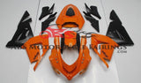 Orange and Black Fairing Kit for a 2004 & 2005 Kawasaki ZX-10R motorcycle