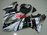 Kawasaki ZX10R (2006-2007) White & Black Monster Energy Fairings