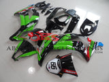 Kawasaki Ninja ZX10R (2008-2010) Green & Black Motocard Elf Fairings