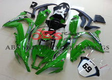 Kawasaki Ninja ZX10R (2011-2015) Green, Black & White 69 Fairings