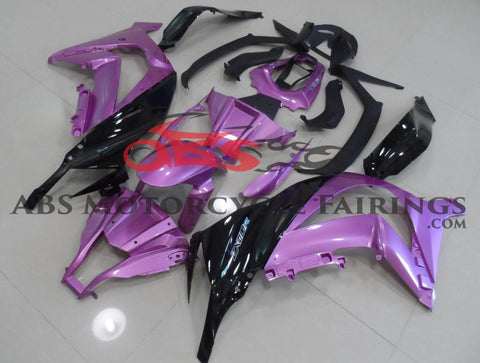 Purple and Black Fairing Kit for a 2011, 2012, 2013, 2014 & 2015 Kawasaki ZX-10R motorcycle
