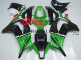 Green, Black, White and Red Elf Motocard Fairing Kit for a 2011, 2012, 2013, 2014 & 2015 Kawasaki Ninja ZX-10R motorcycle