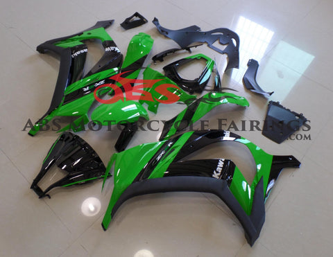 Kawasaki Ninja ZX10R (2011-2015) Green & Black Fairings