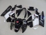 Black, White and Red West Mobil #4 Fairing Kit for a 2002, 2003, 2004, 2005 & 2006 Kawasaki Ninja ZX-12R motorcycle