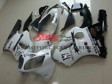 White & Black Monster Energy Fairing Kit for a 2000 & 2001 Kawasaki Ninja ZX-12R motorcycle