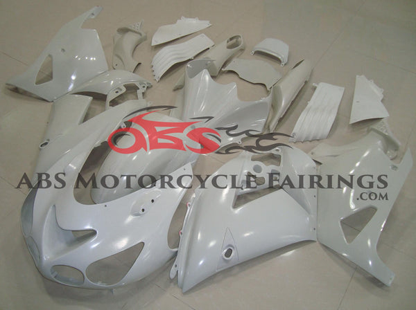 White Unpainted Fairing Kit for a 2006, 2007, 2008, 2009, 2010 & 2011 Kawasaki Ninja ZX-14R motorcycle