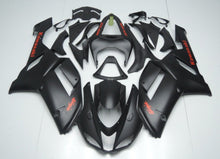 All Matte Black and Red Fairing Kit for a 2007 & 2008 Kawasaki Ninja ZX-6R 636 motorcycle