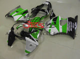 Kawasaki ZX6R 636 (2000-2002) Green, Black, White & Silver Fairings
