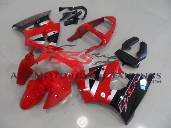 Kawasaki ZX6R 636 (2000-2002) Red & Black Fairings