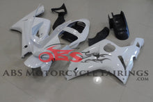 Kawasaki ZX6R 636 (2003-2004) White Fairings