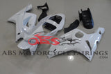 Kawasaki ZX6R 636 (2003-2004) White Fairings