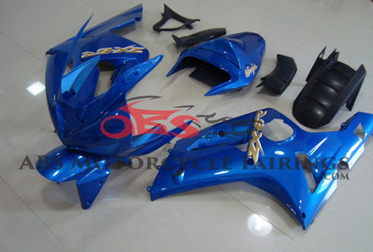 Kawasaki ZX6R 636 (2003-2004) Blue Fairings