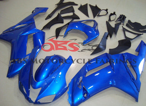 Kawasaki Ninja ZX6R 636 (2007-2008) Blue Fairings