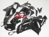 Black, White and Red Fairing Kit for a 2007 & 2008 Kawasaki Ninja ZX-6R 636 motorcycle
