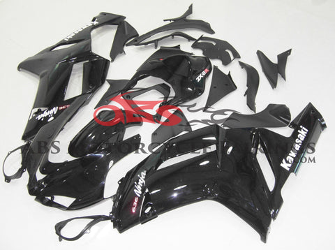 Fairing kit for a Kawasaki Ninja ZX6R 636 (2007-2008) Black, White & Red