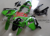 Fairing Kit for a Kawasaki ZX-9R (1998-1999) Green & Black