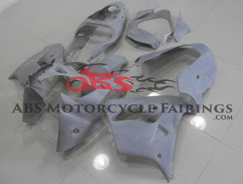 Unpainted fairing kit for a 2000 and 2001 Kawasaki ZX-9R motorcycle