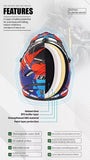 Zebra Dirt Bike Motorcycle Helmet - KingsMotorcycleFairings.com