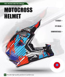 Zebra Dirt Bike Motorcycle Helmet - KingsMotorcycleFairings.com