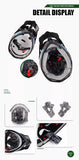 Zebra Dirt Bike Motorcycle Helmet - KingsMotorcycleFairings.com