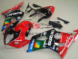 Red and Black JOMO Fairing Kit for a 2003 & 2004 Suzuki GSX-R1000 motorcycle