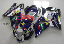 Dark Blue Rizla Fairing Kit for a 2004 & 2005 Suzuki GSX-R600 motorcycle