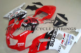 Red, White and Black Fairing Kit for a 2000, 2001, 2002 & 2003 Suzuki GSX-R750 motorcycle