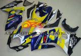 Yellow and Blue Alstare Fairing Kit for a 2007 & 2008 Suzuki GSX-R1000 motorcycle