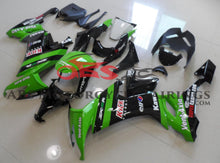 Green and Black Kick Fairing Kit for a 2008, 2009 & 2010 Kawasaki ZX-10R motorcycle