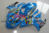 Light Blue Rizla Race Fairing Kit for a 2006 & 2007 Suzuki GSX-R600 motorcycle