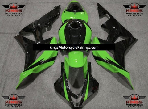 Honda CBR600RR (2007-2008) Black & Green Fairings