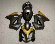 Matte Black & Gold Fairing Kit for a 2008, 2009, 2010, 2011, 2012, & 2013 Kawasaki Ninja 250R motorcycle