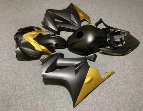 Kawasaki Ninja 250R (2008-2013) Matte Black & Gold Fairings